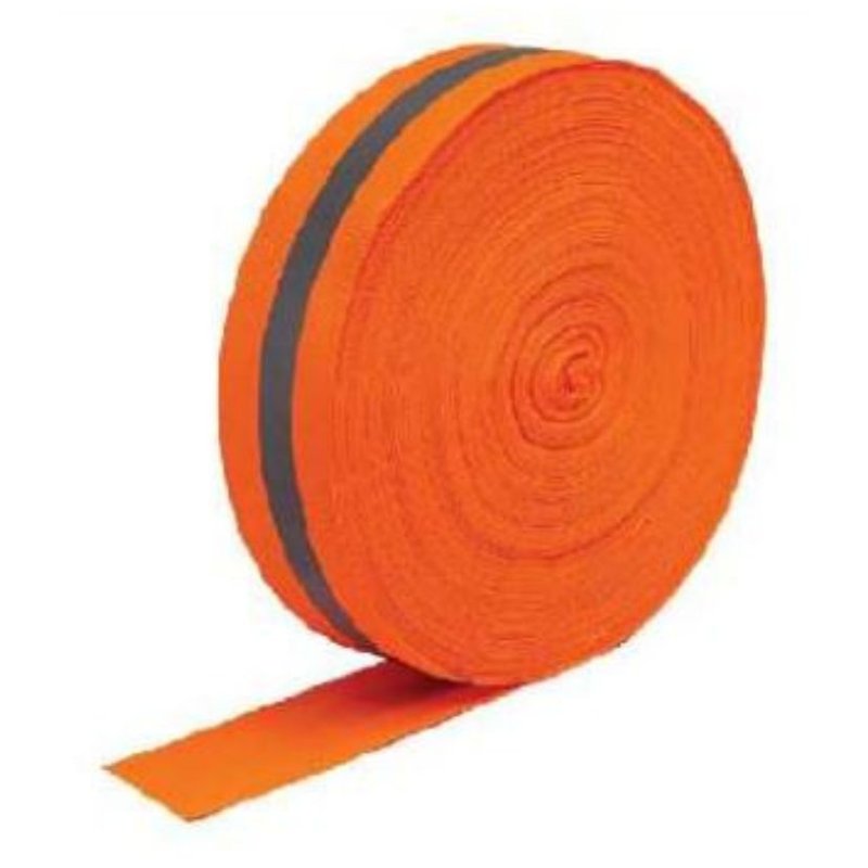 Bande Orange Pour Habit avec Trait Gris (25m)
