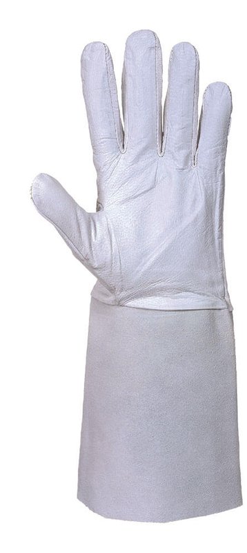 Gant Soudure En cuir Gris
