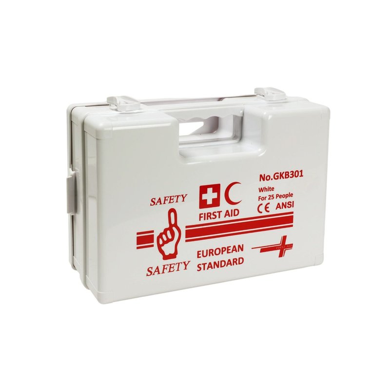 Boite À Pharmacie Safety Gkb301 Pour 25 Personnes Couleur Blanc