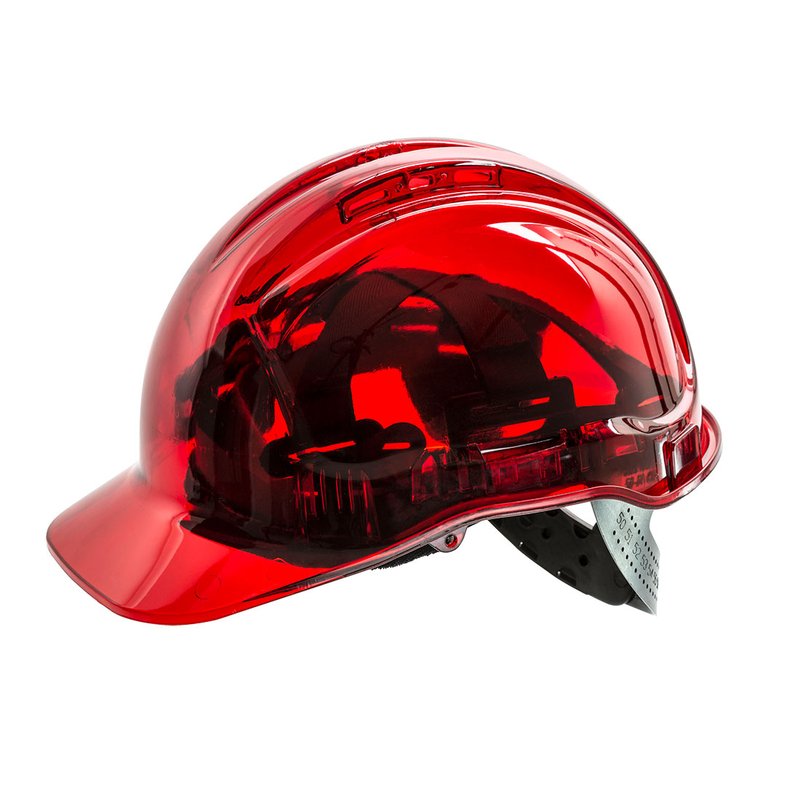Casques Rouge Transparent Portwest Pv50